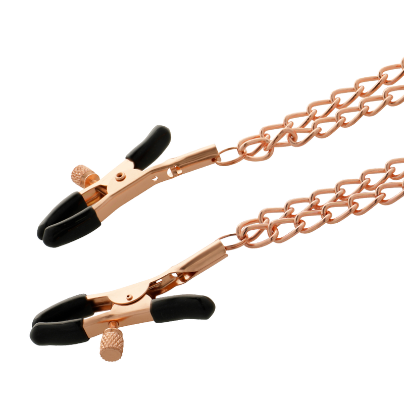 Coquette Chic Desire Fantasy Metal Nipple Clips With Chain | Niks.fi verkkokauppa