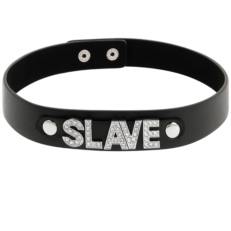 Coquette Chic Desire Slave Vegan Leather Choker | Niks.fi verkkokauppa