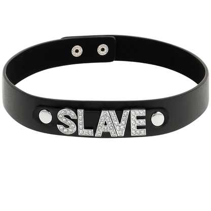 Coquette Chic Desire Slave Vegan Leather Choker | Niks.fi verkkokauppa