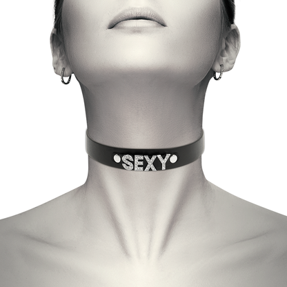 Coquette Chic Desire Sexy Vegan Leather Choker | Niks.fi verkkokauppa