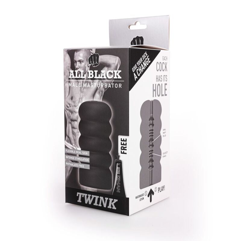 All Black Masturbator Twink | Niks.fi verkkokauppa