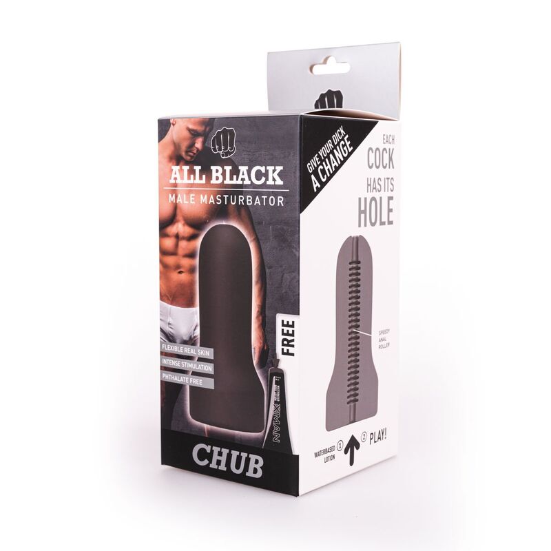 All Black Masturbator Loop Model 2 | Niks.fi verkkokauppa