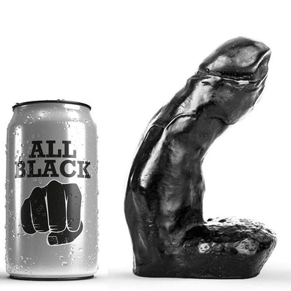 All Black Dildo Realistic 15 Cm | Niks.fi verkkokauppa