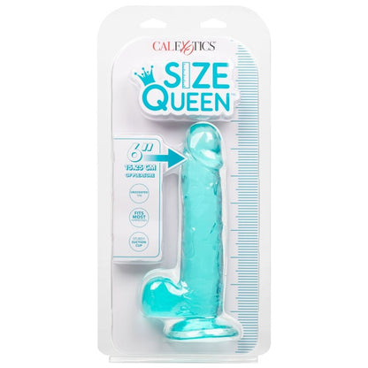 Calexotics Size Queen Dildo Blue 15.3 Cm | Niks.fi verkkokauppa