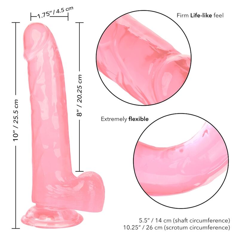 Calexotics Size Queen Dildo Pink 20.3 Cm | Niks.fi verkkokauppa