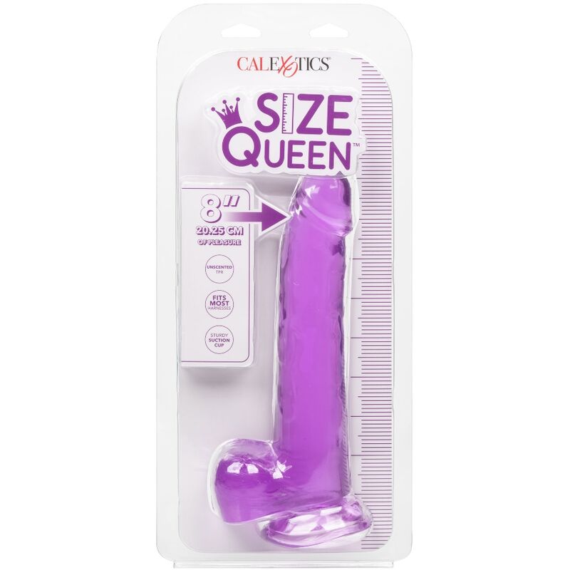 Calexotics Size Queen Dildo Purple 20.3 Cm | Niks.fi verkkokauppa