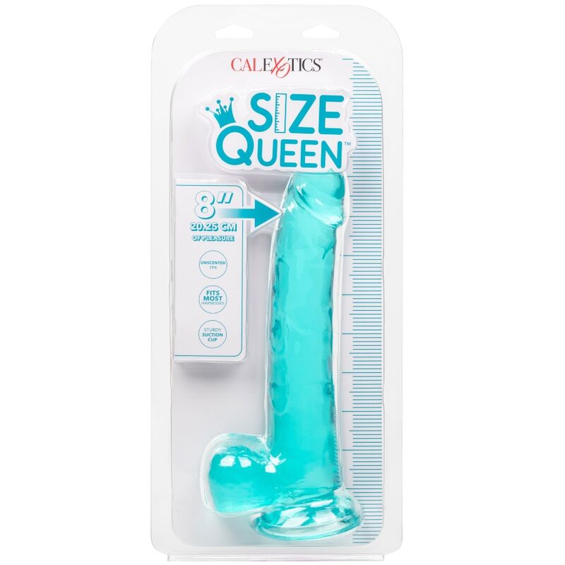 Calexotics Size Queen Dildo Blue 20.3 Cm | Niks.fi verkkokauppa