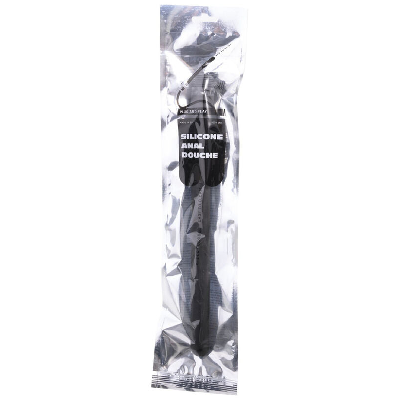 All Black Mega Ripple Shower Anal Silicone 28.5 Cm | Niks.fi verkkokauppa