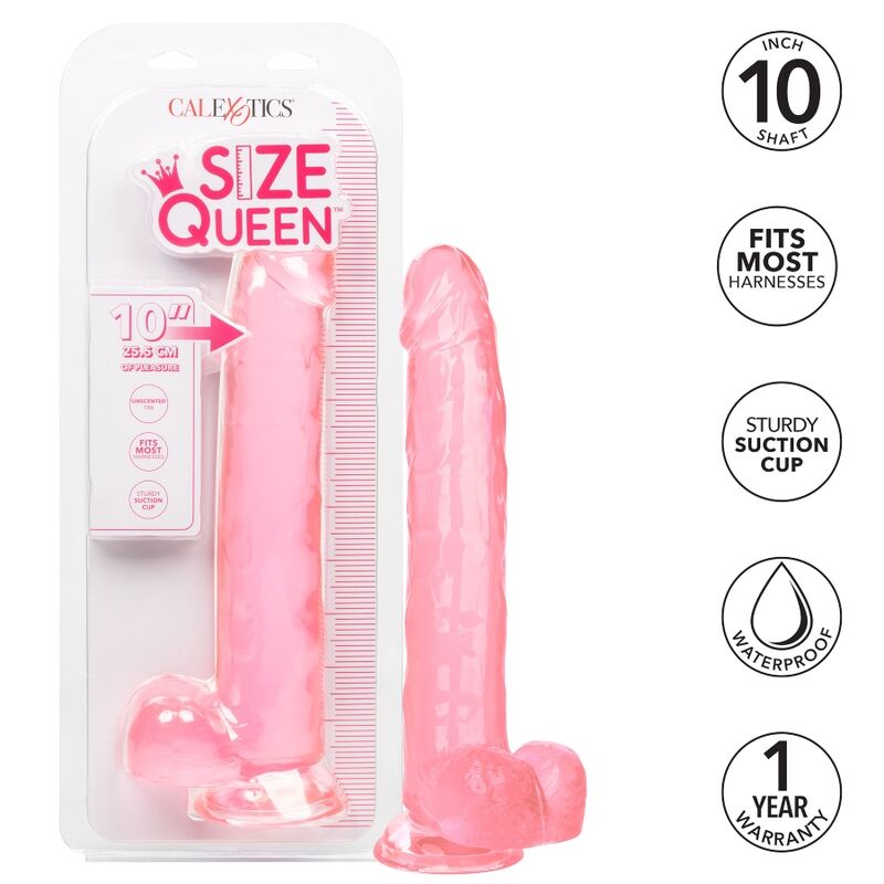 Calexotics Size Queen Dildo Pink 25.5 Cm | Niks.fi verkkokauppa