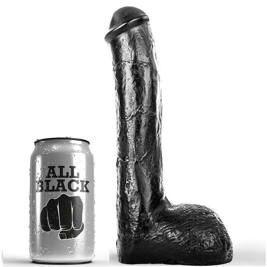 All Black Pene Realistic Anal 23 Cm | Niks.fi verkkokauppa