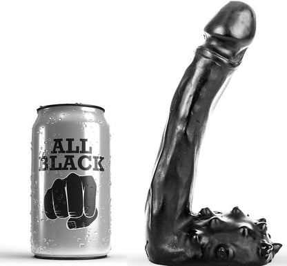 All Black Dildo Realistic 19 Cm | Niks.fi verkkokauppa