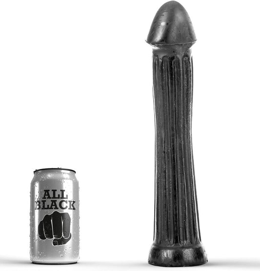 All Black Plug Dildo 31 Cm | Niks.fi verkkokauppa