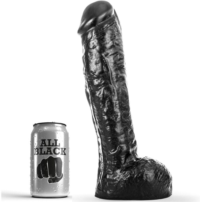 All Black Dong 29 Cm | Niks.fi verkkokauppa