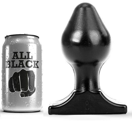 All Black Anal Plug 16X8 Cm | Niks.fi verkkokauppa
