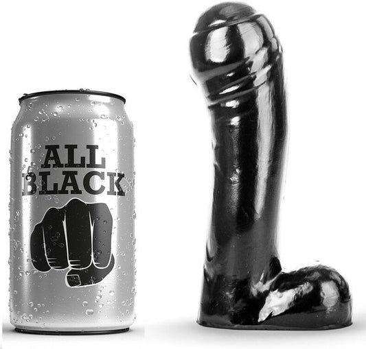 All Black Dildo Black 15 Cm | Niks.fi verkkokauppa
