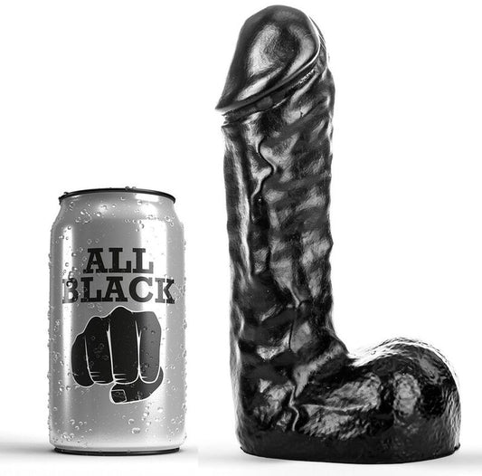 All Black Dong 19 Cm | Niks.fi verkkokauppa
