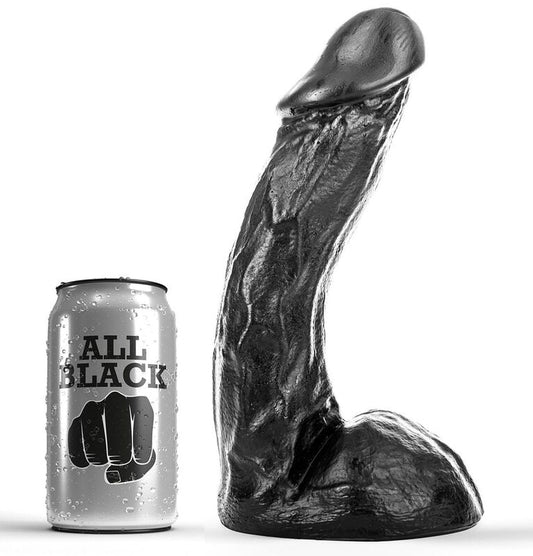 All Black Dong 23 Cm | Niks.fi verkkokauppa