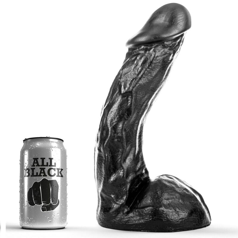 All Black Dong 28 Cm | Niks.fi verkkokauppa