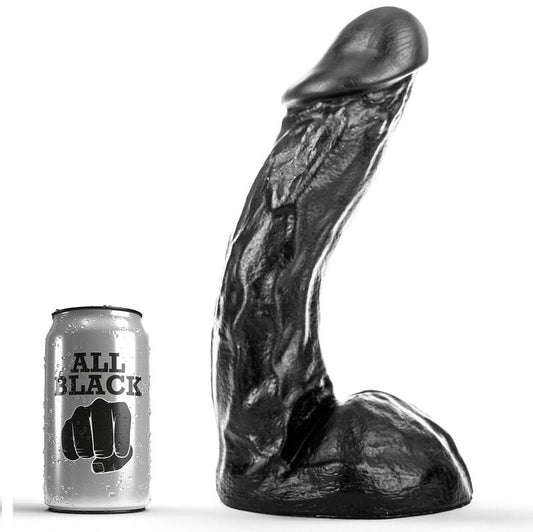 All Black Dong 28 Cm | Niks.fi verkkokauppa