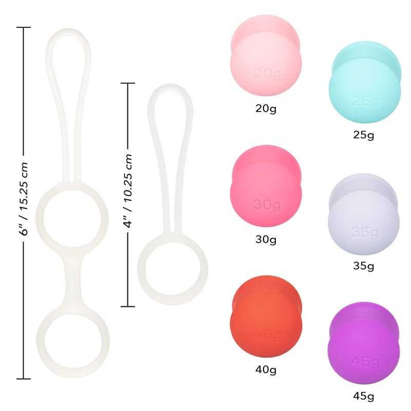Calexotics She-Ology Set Bolas Kegel Intercambiables | Niks.fi verkkokauppa
