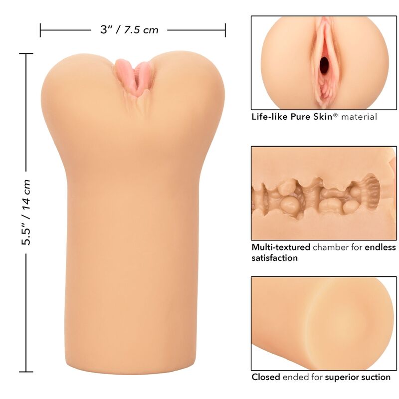 Calexotics Boundless Vulva Stroker Light Skin | Niks.fi verkkokauppa