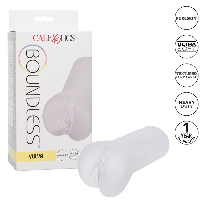 Calexotics Boundless Vulva Stroker Transparent | Niks.fi verkkokauppa