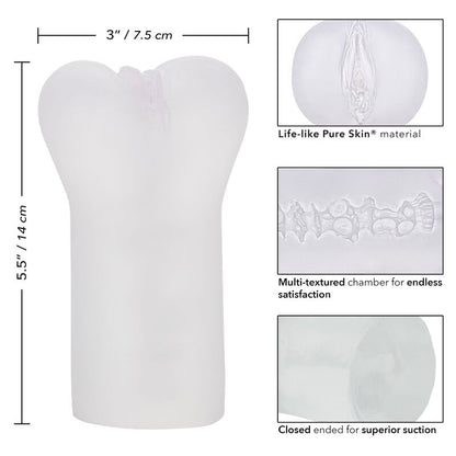 Calexotics Boundless Vulva Stroker Transparent | Niks.fi verkkokauppa
