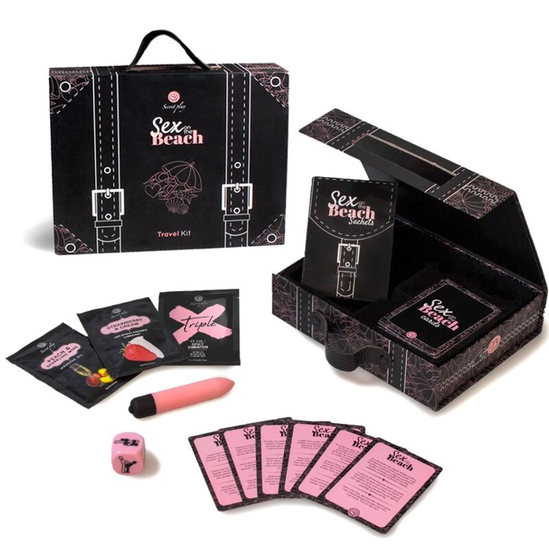 Secretplay Sex On The Beach Travel Kit (Es/En/De/Fr/Nl/Pt) | Niks.fi verkkokauppa