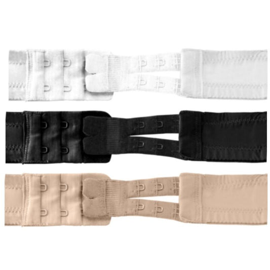 Bye-Bra Flexible Contour Extenders 2 Hooks 3 Units | Niks.fi verkkokauppa