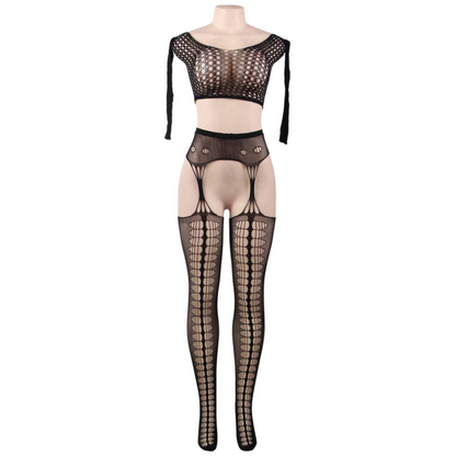 Queen Lingerie Bodystocking Top Long Sleeve S/L | Niks.fi verkkokauppa