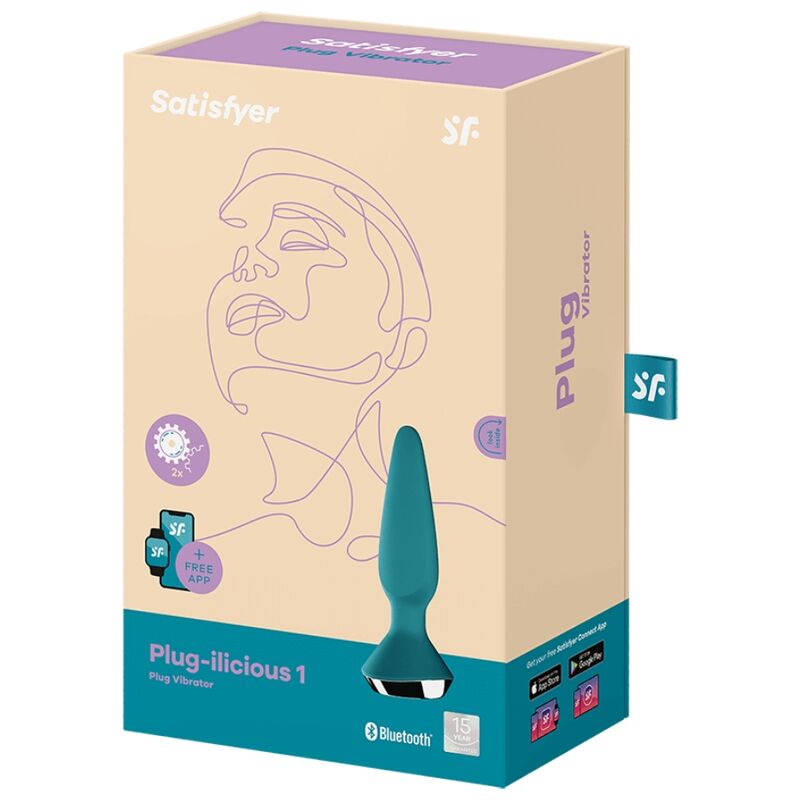 Satisfyer Plug Ilicious 1 Plug Vibrator Green | Niks.fi verkkokauppa
