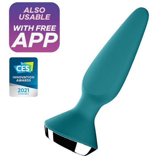 Satisfyer Plug Ilicious 1 Plug Vibrator Green | Niks.fi verkkokauppa