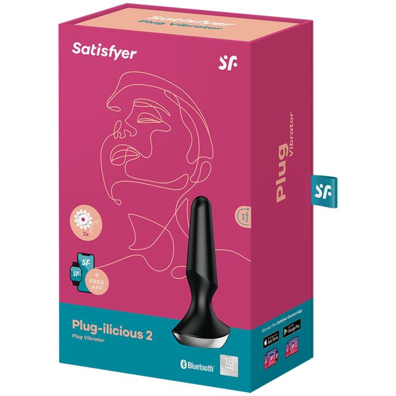 Satisfyer Plug Ilicious 2 Plug Vibrator Black | Niks.fi verkkokauppa