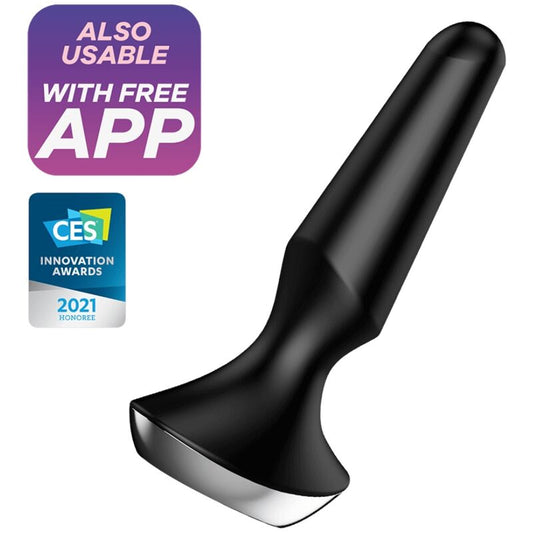 Satisfyer Plug Ilicious 2 Plug Vibrator Black | Niks.fi verkkokauppa