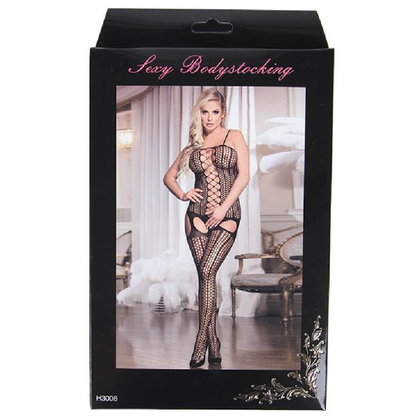 Queen Lingerie Bodystocking With Opening S/L | Niks.fi verkkokauppa