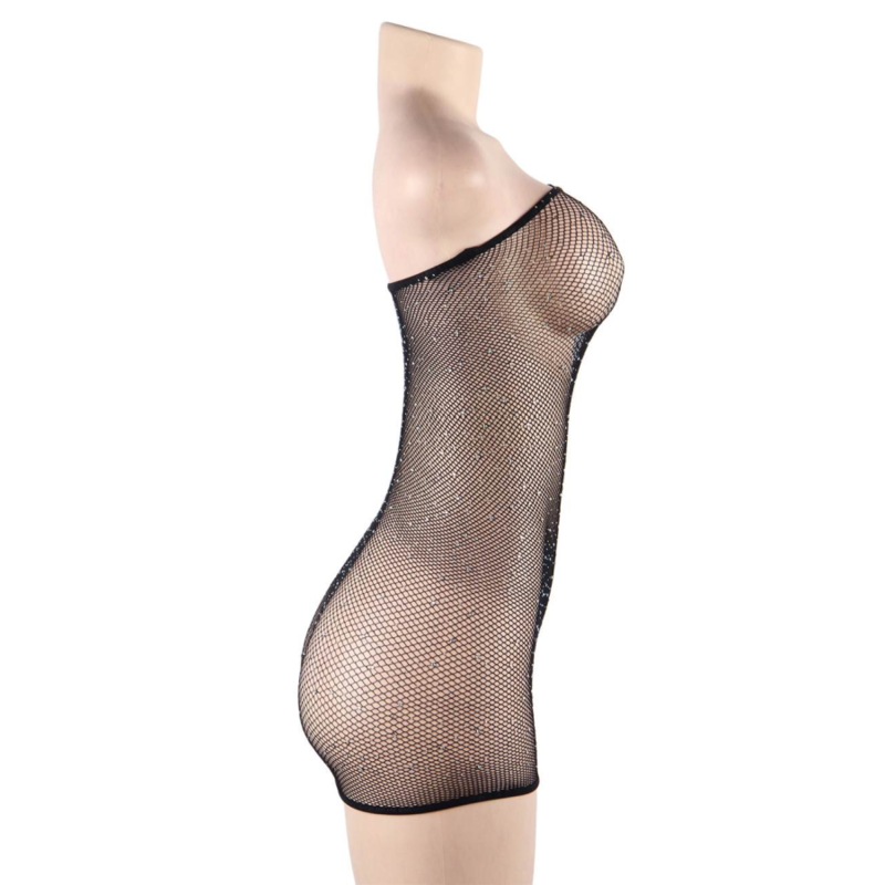 Queen Lingerie Net Body Dress With Diamonds S/L | Niks.fi verkkokauppa