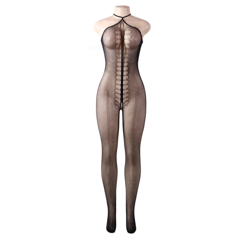 Queen Lingerie Halter Neck Bodystocking S/L | Niks.fi verkkokauppa