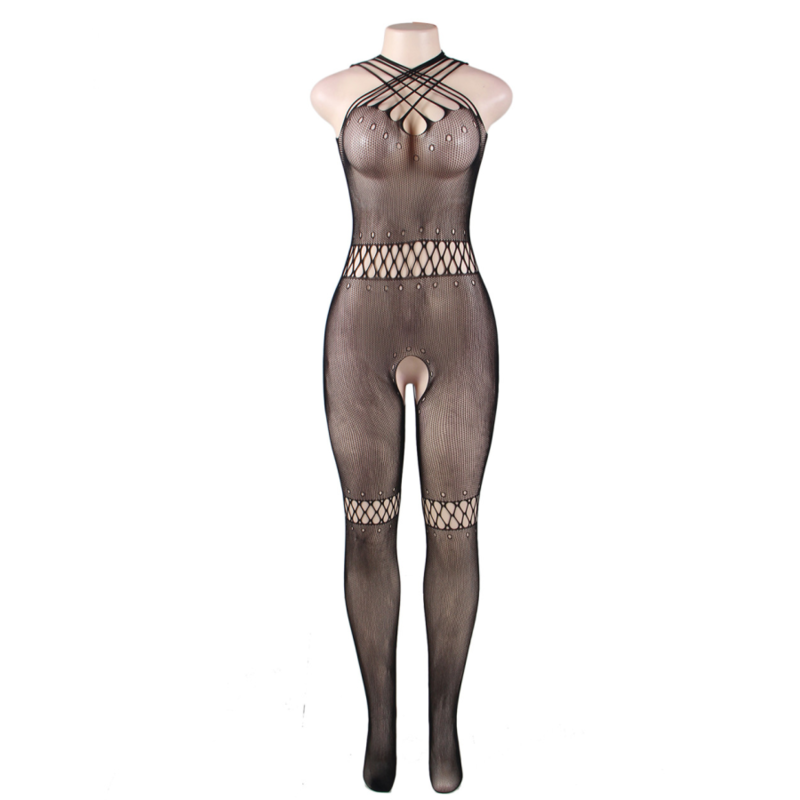 Queen Lingerie Straps Neck Bodystocking S/L | Niks.fi verkkokauppa