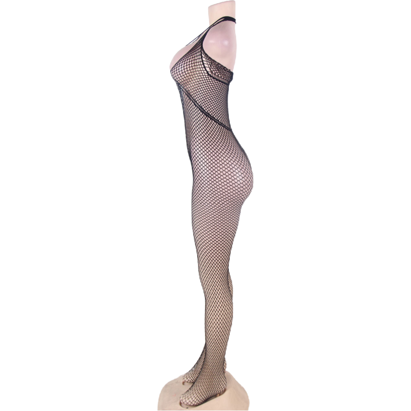 Queen Lingerie Halter Neck And Open Back Bodystocking S/L | Niks.fi verkkokauppa
