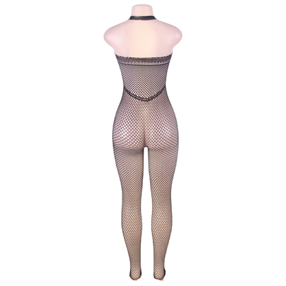 Queen Lingerie Halter Neck And Open Back Bodystocking S/L | Niks.fi verkkokauppa