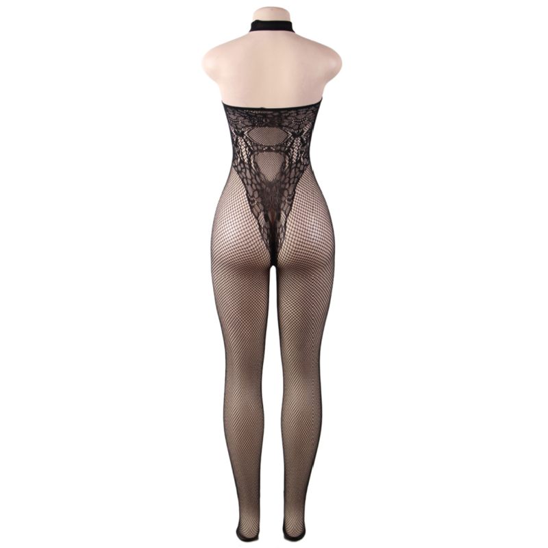 Queen Lingerie Bare Back Bodystocking S/L | Niks.fi verkkokauppa