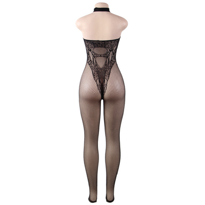 Queen Lingerie Bare Back Bodystocking S/L | Niks.fi verkkokauppa