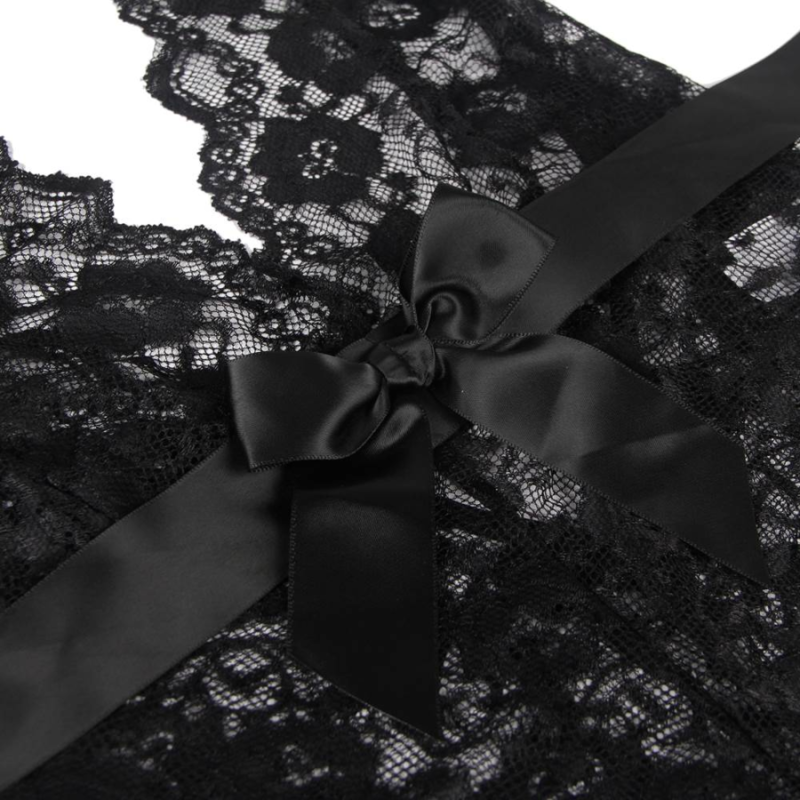 Queen Lingerie Low Low Lace Teddy S/M | Niks.fi verkkokauppa
