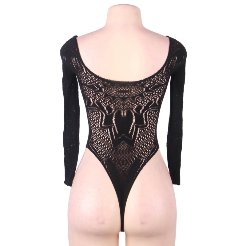 Queen Lingerie Long Sleeve Teddy S/L | Niks.fi verkkokauppa
