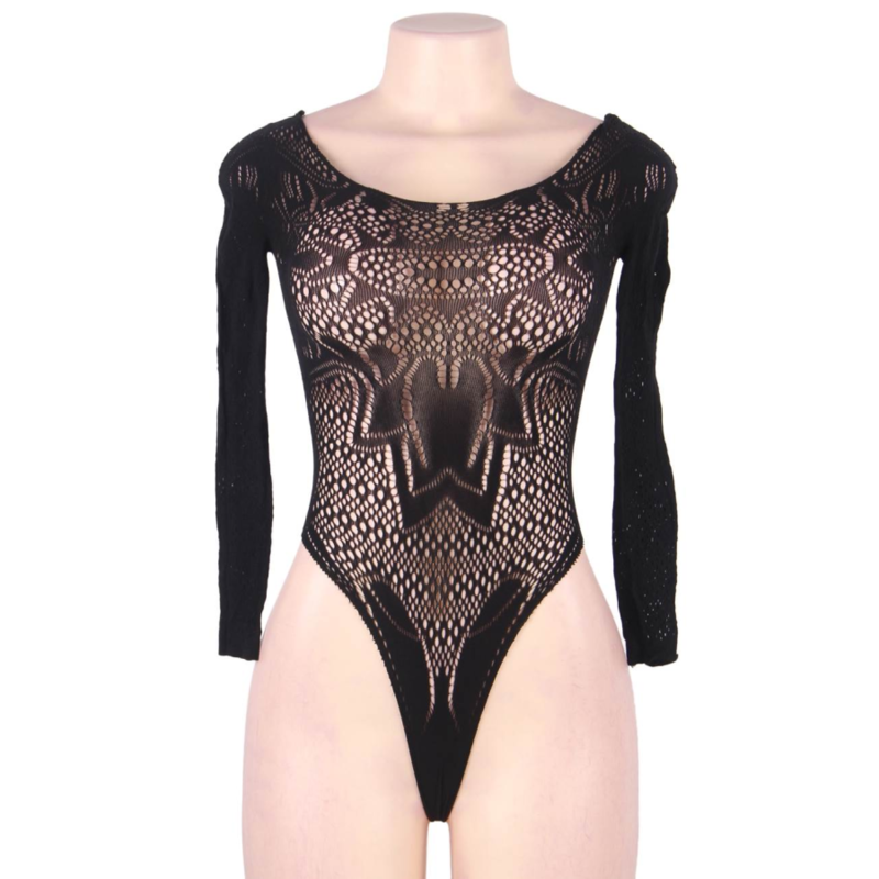 Queen Lingerie Long Sleeve Teddy S/L | Niks.fi verkkokauppa