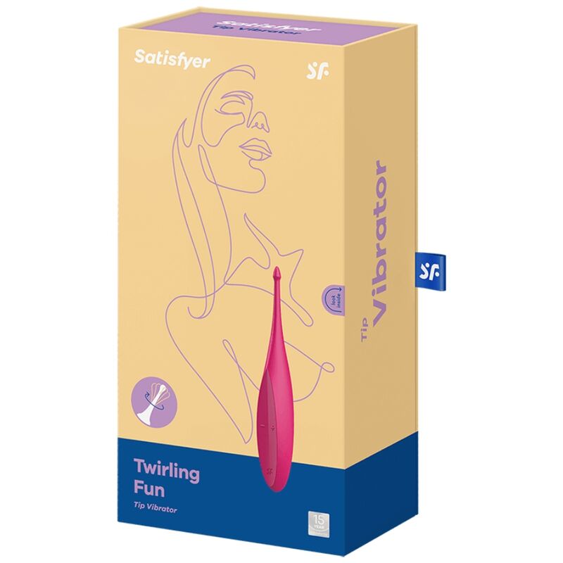 Satisfyer Twirling Fun Tip Vibrator Pink | Niks.fi verkkokauppa