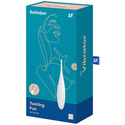 Satisfyer Twirling Fun Tip Vibrator White | Niks.fi verkkokauppa