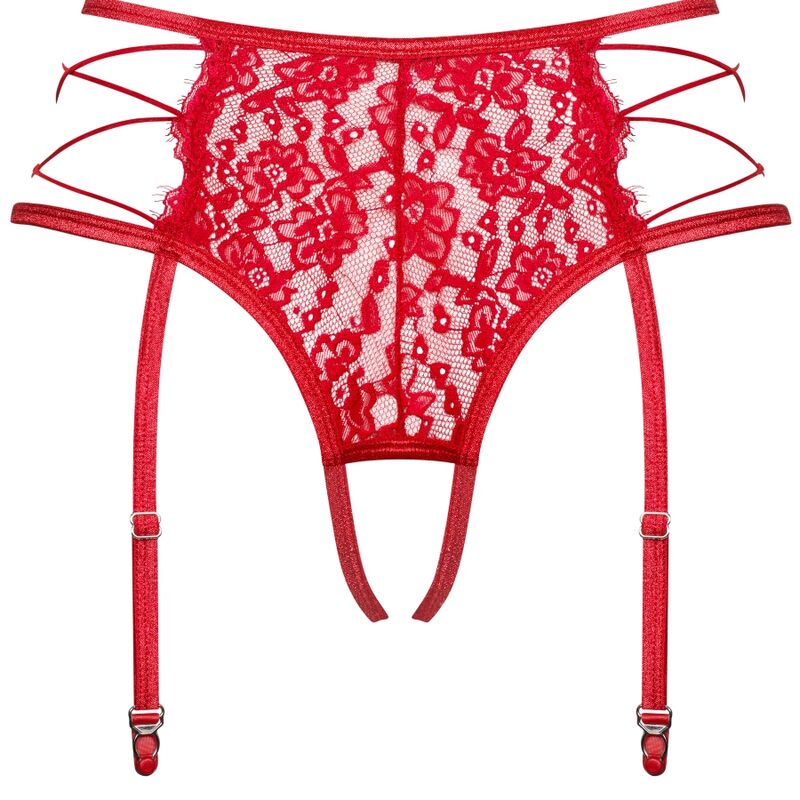 Obsessive Rediosa Crothless Garter Belt L/Xl | Niks.fi verkkokauppa