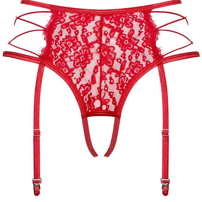 Obsessive Rediosa Crothless Garter Belt L/Xl | Niks.fi verkkokauppa