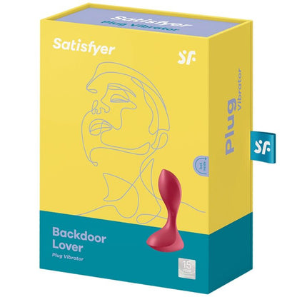Satisfyer Backdoor Lover Vibrating Plug Red | Niks.fi verkkokauppa